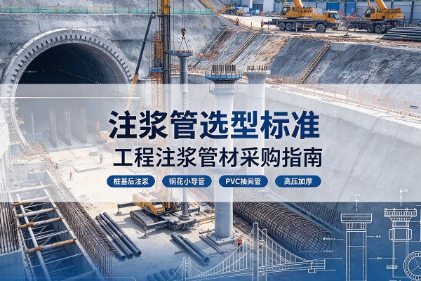 马尾注浆管选型标准